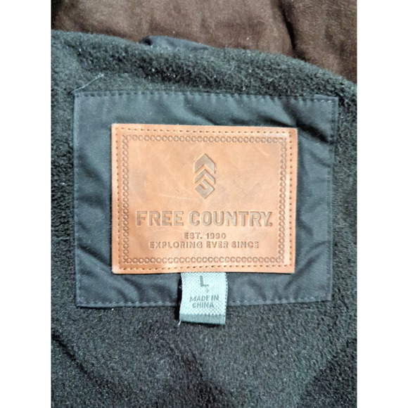 Free Country Men's Black Soft Shell Jacket Size Large MSRP $100 - Picture 3 of 4